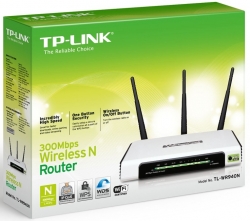 Roteador TP-Link Wireless N Tl-WR940N Branco 300Mbps, 3 Antena