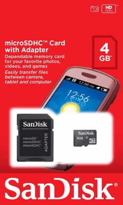 Cartão Memória Sandisk Micro Sd 4gb