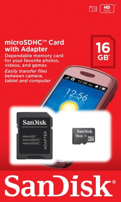 Cartão Memória Sandisk Micro Sd 16gb