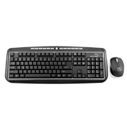 Teclado E Mouse Sem Fio Multimidia Usb Tc137