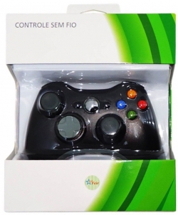 Controle  Xbox 360 Sem Fio - Feir