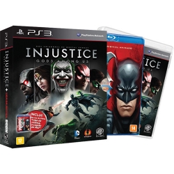 Injustice Gods Among Us incluindo Filme Liga da Justiça A Legião do mal - PS3