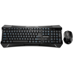 Kit Teclado e Mouse Multilaser Sem Fio Blue Keys TC187