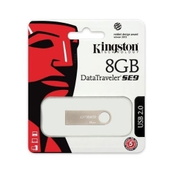 Pendrive Kingston 8GB USB DTSE9H Cinza
