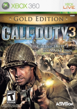 Call of Duty 3 Gold Edition - Xbox 360(Compatível ONE)