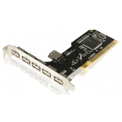 Placa PCI USB 2.0 5 Portas