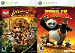 Combo - Kung Fu Panda + Lego Indiana Jones - Xbox 360