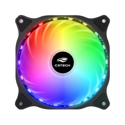 Cooler 120mm c/ Led RGB(multi-colorido) C3TECH F9-L150