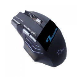 Mouse Gamer c/ Led 7 botões (Double Click) PRETO