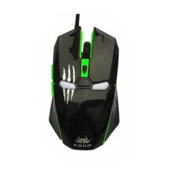 Mouse Gamer IRON MAN c/ Led 6 botões VERDE KP-V22