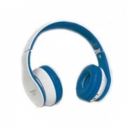 Fone de Ouvido Bluetooth Branco/Azul KP 362