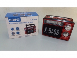 RADIO AM/FM/SW/ USB X-BASS LANTERNA DE TORCH LELONG LE-619