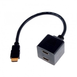 Cabo Adaptador Duplicador Hdmi 1 Entrada 2 Saídas