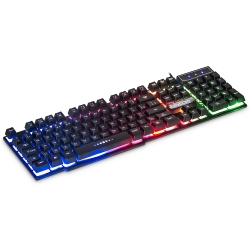 Teclado Gamer Semi-Mecânico c/ Led Feir