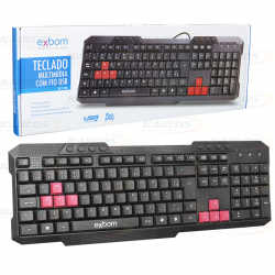 Teclado USB GAMER BK-144M