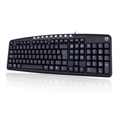 Teclado USB Multimidia - KB-2237