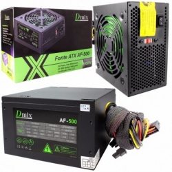 Fonte ATX 500W DMIX DM-500 PRETO